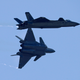 Two J-20 fighters at the Zhuhai Air Show, November 2018.